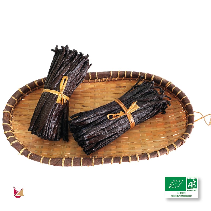 2 Bund Bio-Vanilleschoten LAVANY Bourbon aus Madagaskar