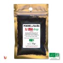Bustina con chiusura lampo da 15 g di polvere di vaniglia Bourbon LAVANY da agricoltura biologica del Madagascar