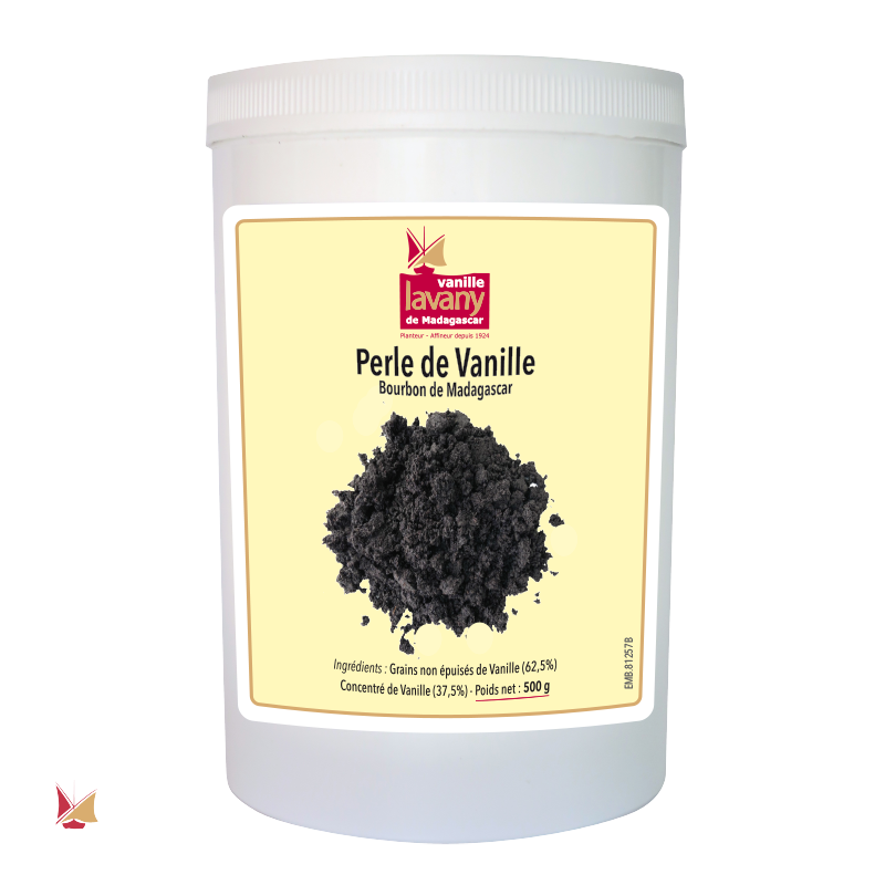 Vanilla Pearl in 500 gram jar