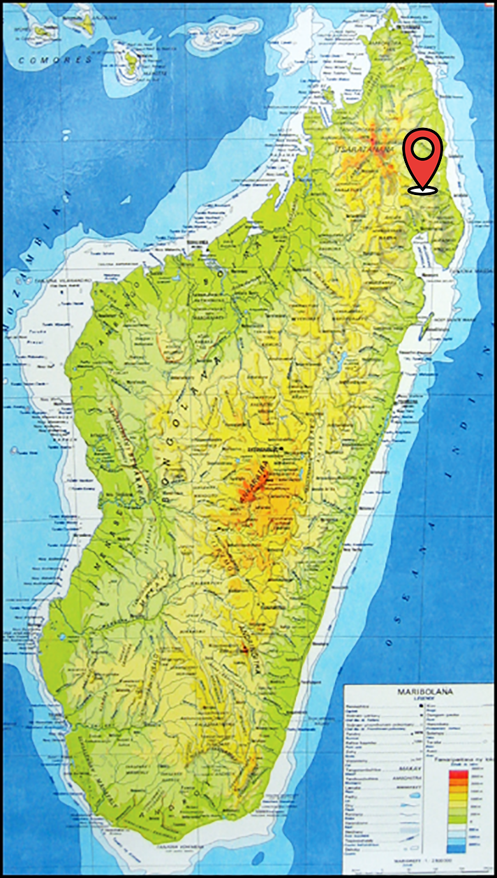 Carte de Madagascar